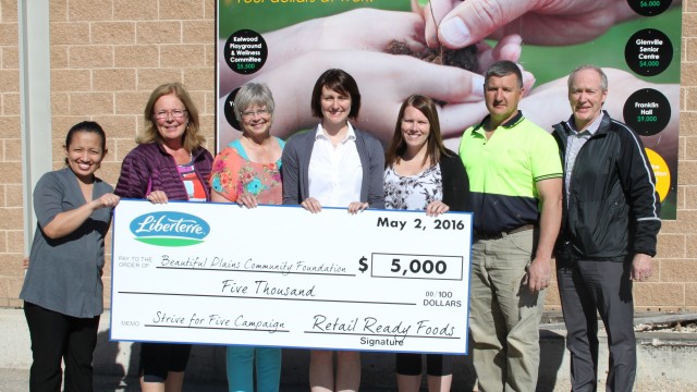 In 2016, the BPCF received $5,000 from Retail Ready Foods. IMG_5142